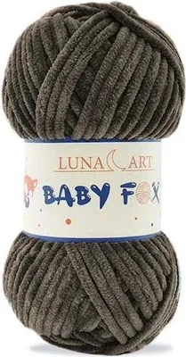 Obrázek produktu pro Luna Art Baby Fox vlna, 100% polyester, Brunátný, měkký a vhodný pro děti