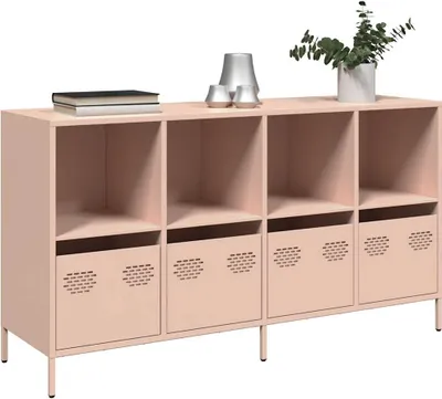 Produktbild von Sideboard Rosa 135x39x73,5 cm Kaltgewalzter Stahl - Kommoden