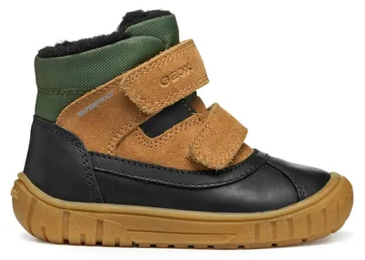 Produktbild von Geox Baby B Omar Boy Wpf Ankle Boots Black/Dk Beige 25_Eu