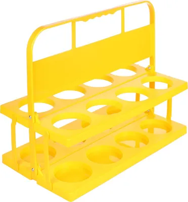 Produktbild von Halter 8 Kunststoffflaschenträger gelbe Verpackung 1 Stück.
