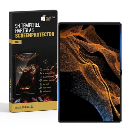 Produktbild von 6x 9H Panzerhartglas für Samsung Galaxy Tab S9 Ultra Matt entspiegelt Displayschutz Schutzglas Schutzfolie Panzerfolie Echtes Tempered Panzerglas