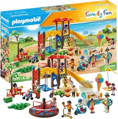 Zdjęcie produktu dla PLAYMOBIL Large Playground, Zestaw do budowania, 4 lat(a), 162 szt., 891,7 g