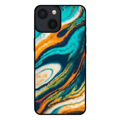 Immagine prodotto di Smartphonica Custodia per iPhone 13 Mini in marmo - cover posteriore in marmo - Verde