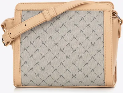 Image de Sac à bandoulière Wittchen pour femme en  beige monogrammé