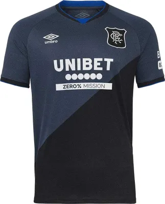 Image de Umbro - Troisième maillot « 25/26 » pour homme, manches courtes UO2681 (M) (ambiance bleu indigo/caviar)