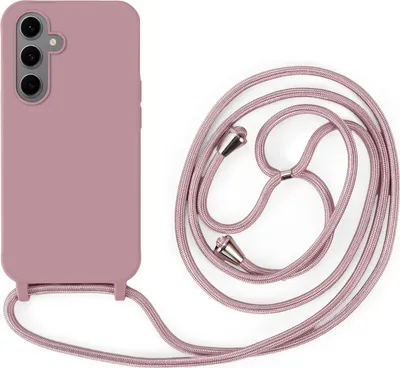 Produktbild von Handykette für Samsung Hanyhülle mit Band Hülle mit Kodel Smartphone Halskette Galaxy S24 FE in Rosa