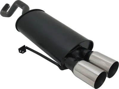 Obrázok produktu pre Novus športový výfuk pre Renault Clio 3 2x76mm RL-Design zadný tlmič s ABE