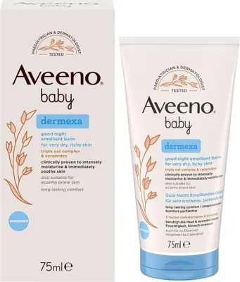 Zdjęcie produktu dla Aveeno baby Dermexa Emolientowy balsam na dobranoc 75 ml