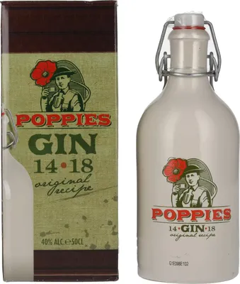 Image de Poppies Gin 40% Vol. 0,5l en boîte cadeau