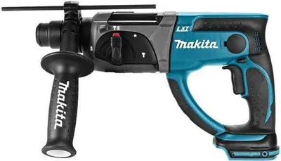 Produktbild von Makita DHR202ZJ, Schwarz, Blau, Silber, 2 cm, 1100 RPM, 1,9 J, 4000 BPM, 1,3 cm
