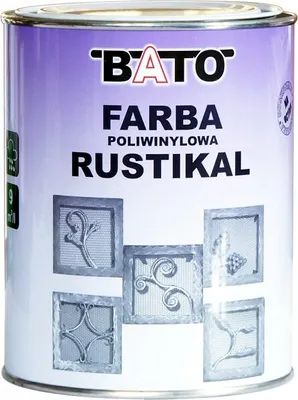 Obrázok produktu pre Polyvinylová farba na kov BATO Rustikal grafit 0,8L
