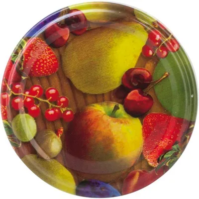 Produktbild von Ersatzdeckel 10-tlg., Obstdekor,  TO: 82