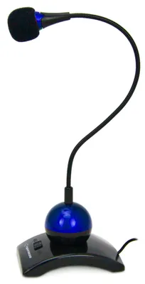Obrázok produktu pre Stolový mikrofón CHAT, modrý 72742