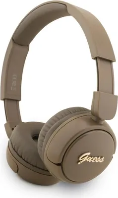 Produktbild von Guess Metall-Logo-Skript In-Ear-Kopfhörer - Braun