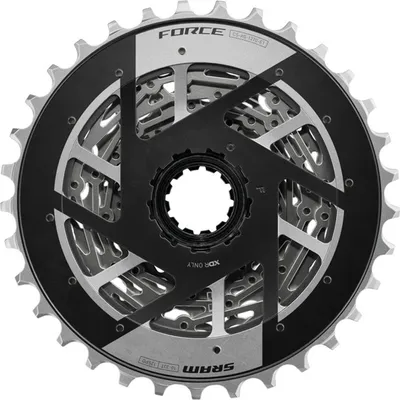 Immagine prodotto di Cassetta pignoni SRAM XG-1270 XDR a 12 velocità, 10-33 denti, corpo XDR, argento
