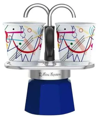 Productafbeelding van Bialetti MINI EXPRESS set, Kandinsky-design, met kleurcoördinatie