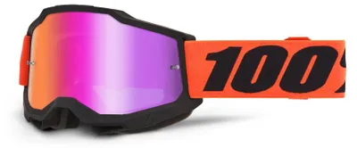 Produktbild von Skibrille 100% Accuri 2 Torc Spiegelsilber in Weiß/Blau/Gelb für Wintersport