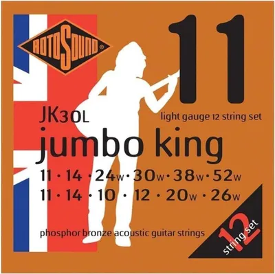 Immagine prodotto di Corde per chitarra acustica Rotosound JK30L Jumbo King