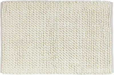 Produktbild von WENKO Bade Matte Teppich Bad Vorleger Dusche WC 60x90 cm Urdu Beige Gäste WC