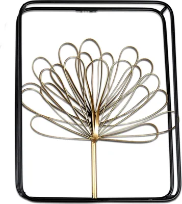 Produktbild von Wanddeko Blume Baum Metall Hänger Wandbild Bild abstraktes Deko Objekt Skulptur