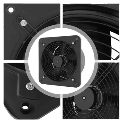 Immagine prodotto di Ventilatore di scarico, 30 cm, portata d'aria 2677 m³/h, potenza 107 W, rumorosità ≤60 dB(A), robusta struttura in metallo