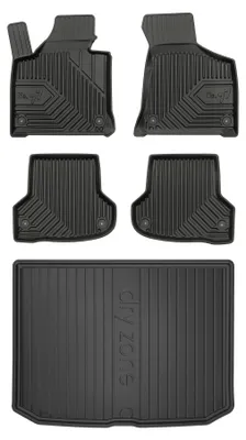 Imagen del producto de Alfombrillas de goma + bandeja de maletero para Audi RS3 8P 2003-2013 (hatchback) – juego de 5 piezas, , a medida – Wielganizator