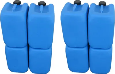 Produktbild von 8 x 20 L Kanister blau Camping Plastekanister Kunststoffkanister Behälter