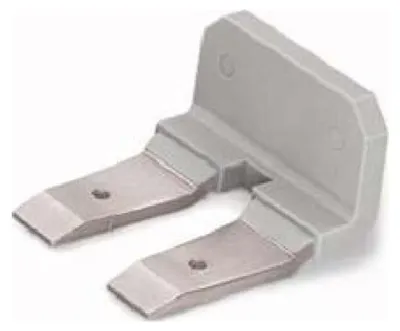 Productafbeelding van WAGO 285-495, brugconnector, geïsoleerd, grijs