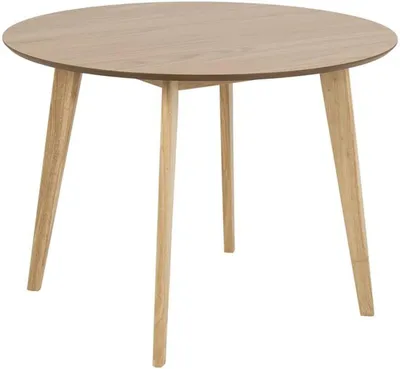 Produktbild von Echte eiken eettafel voor vier Personen mit Retro-Design