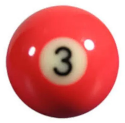 Immagine prodotto di Singola - Palla di ricambio per biliardo Aramith Pool "Premier" - Numero 3 in 57,2mm