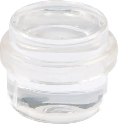 Produktbild von Bodentürstopper Transparent ø 33mm Türstopper Türpuffer Stopper aus Kunststoff