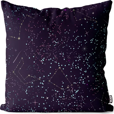 Produktbild von VOID Sterne Sternzeichen Teleskop Kissenbezug Kissenhülle sofa couch wohnzimmer dekoration wasserfest Outdoor Kissen bezug deko