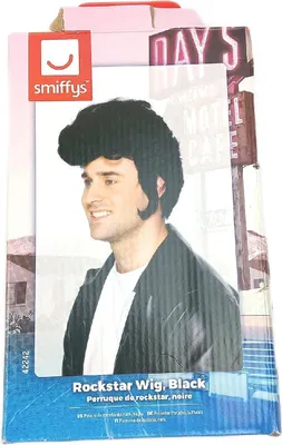 Obrázok produktu pre Paruka Smiffys, model "Rockstar", čierna
