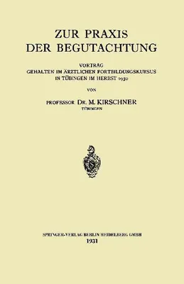 Produktbild von Zur Praxis der Begutachtung