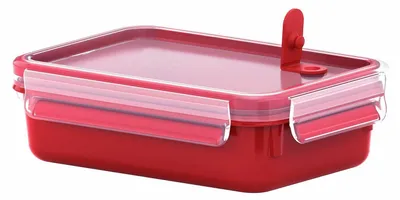 Produktbild von emsa Mikrowellendose CLIP & MICRO 1,0 Liter rot
