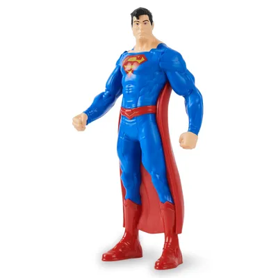 Produktbild von DC Comics , 24,1cm große Action-Figur Batman, Kinderspielzeug für Jungen und Mädchen, 3 Jahr(e), Schwarz, Grau