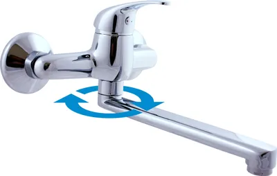 Obrázek produktu pro Slezák-RAV Vodovodní baterie dřezová/umyvadlová Slezák RAV Sázava SA001/23 Barva: chrom, Rozměr: 150 mm