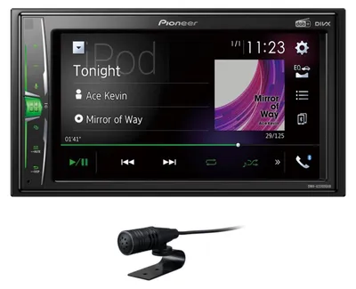 Produktbild von Pioneer DMH-A3300DAB, Schwarz, 2 DIN, 50 W, NTSC, PAL, PAL M, PAL N, SECAM, Android, iOS, AAC, FLAC, MP3, WAV, WMA