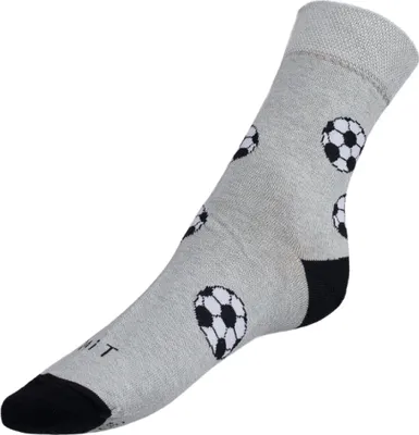 Produktbild von Socken Fußball - 43-46 - Grau,Schwarz