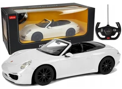 Image de Voiture radiocommandée Porsche 911 Carrera S Rastar 1:12, blanche