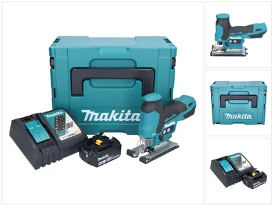Zdjęcie produktu dla Makita DJV 185 RT1J akumulatorowa wyrzynarka szablasta 18 V bezszczotkowa + 1x akumulator 5,0 Ah + ładowarka + Makpac