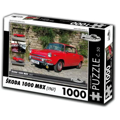 Obrázok produktu pre Puzzle č. 50 - ŠKODA 1000 MBX (1967) 1000 dielikov