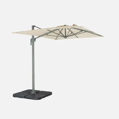 Produktbild von sweeek - Rechteckiger Ampelschirm 2x3 m - Ecru