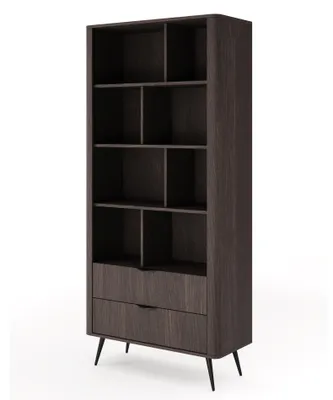 Produktbild von Selsey Veris - Standregal mit 2 Schubladen, Dunin-Eiche, 88 cm