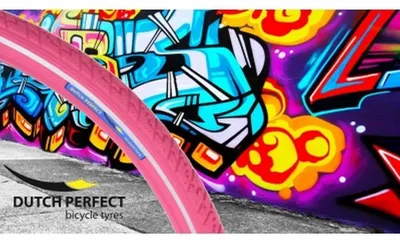 Immagine prodotto di Pneumatici Dutch Perfect 28 x 2,00" / 50-622 con protezione antiforatura - Rosa con riflesso