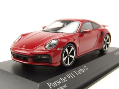 Produktbild von Minichamps 1:43 PORSCHE 911 (992) TURBO S - 2020 - RED 410069475
