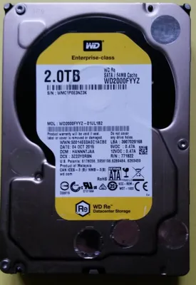 Produktbild von Western Digital WD2000FYYZ 2TB SATA 3,5"