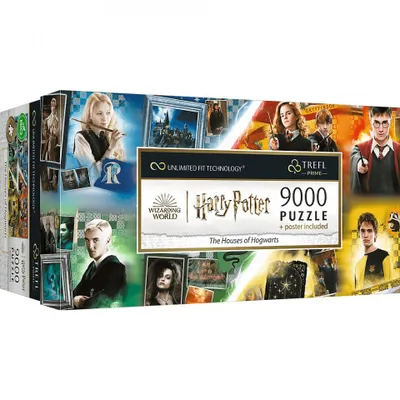 Immagine prodotto di Trefl UFT Puzzle Harry Potter - Die Häuser von Hogwarts, 9000 Teile, 198.6 x 92.8 cm, 81023