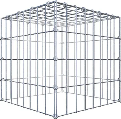 Produktbild von Anbaugabione Typ 3 40 cm x 40 cm x 40 cm (L x H x T), Maschenweite 5 cm x 10 cm, C-Ring
