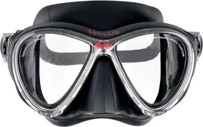 Immagine prodotto di Hollis M 3 Maschera subacquea trasparente, nero Uomini, donne trasparente, nero Taglia unica